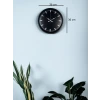 36 Cm Siyah Dekoaratif Duvar Saati