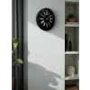 36 Cm Siyah Dekoratif Duvar Saati