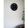 36 Cm Siyah Dekoratif Duvar Saati
