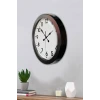 36 cm Siyah Metal Standart Duvar Saati