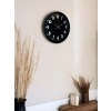 36 Cm Siyah Modern Duvar Saati