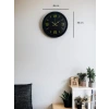 36 Cm Siyah Modern Duvar Saati
