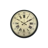 36 Cm Siyah Retro Tasarım Duvar Saati
