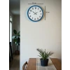 36 Cm Standart Mavi Duvar Saati