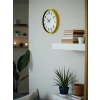 36 Cm Standart Sarı Duvar Saati