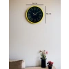 36 Cm Standart Sarı Duvar Saati