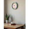 36 Cm Turkuaz Çocuk Odası Duvar Saati