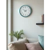 36 Cm Turkuaz Dekoratif Duvar Saati