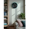 36 Cm Turkuaz Dekoratif Duvar Saati