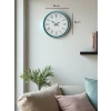 36 Cm Turkuaz Dekoratif Duvar Saati