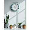 36 Cm Turkuaz Dekoratif Duvar Saati
