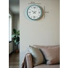 36 Cm Turkuaz Dekoratif Duvar Saati