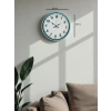 36 Cm Turkuaz Dekoratif Duvar Saati