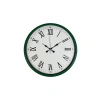 36 Cm Yeşil Roma Rakamlı Duvar Saati