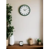 36 Cm Yeşil Sade Dekoratif Duvar Saati