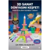 3D Kalem Seti (SARI) Dijital Göstergeli + 3 Renk Filament Hediyeli Eğitici Yazıcı ABS/PLA Uyumlu
