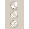 3’lü Gold Güneş Desenli Duvar Aynası Seti 27 cm | Dekoratif Yuvarlak Ayna