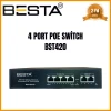 4 PORT POE SWİTCH BST420