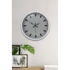 40 Cm Metal  Beyaz Modern Duvar Saati