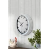 40 Cm Metal  Beyaz Modern Duvar Saati