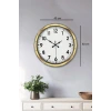 40 cm Metal Gold Standart Duvar Saati – Modern ve Dekoratif Tasarım