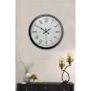 40 cm Siyah Metal Retro Duvar Saati