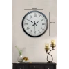 40 cm Siyah Metal Retro Duvar Saati