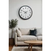 40 cm Siyah Metal Standart Duvar Saati