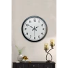 40 cm Siyah Metal Standart Duvar Saati