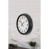 40 cm Siyah Metal Standart Duvar Saati