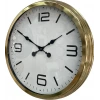 60 cm Gold Metal Dekoratif Duvar Saati