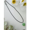 Yeşil Kolye – Siyah İpli El Yapımı Tasarım