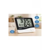 Akıllı Dijital Nem Sıcaklık Ölçer Termometre Masa Saati Fonksiyonel Ev Oda Ortam Dijital Sensörlü