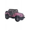 Aplike Ütü İle Yapışan Jeep pembe Arma 2,5x3 cm