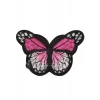 Aplike Ütü İle Yapışan Kelebek Pembe Arma 7x5 cm