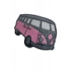 Aplike Ütü İle Yapışan Otobüs Pembe-Gri Arma 4x2,5 cm