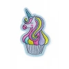 Aplike Ütü İle Yapışan Unicorn At Pembe Karışık Arma 5x3 cm