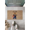 Bej Kapı Önü Paspası Lets Rock Ayıcık Desen  K-3322