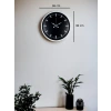 Beyaz 36 Cm Modern Duvar Saati