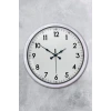 Beyaz Dekoratif Stil 52 Cm Metal Duvar Saati