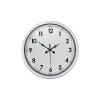 Beyaz Dekoratif Stil 52 Cm Metal Duvar Saati