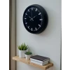Black Baseline 40 Cm Metal Duvar Saati