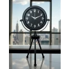Black Luxury Modern Üç Ayaklı Metal Masa Saati