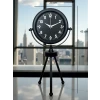Black Luxury Modern Üç Ayaklı Metal Masa Saati