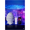 Bluetooth Hoparlörlü RGB Gece Lambası – Dinazor yumurtası Işıklı, Uzaktan Kumandalı Dekor Lamba