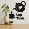 Çay Vakti – Ahşap Mutfak Duvar Dekoru
