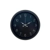 Classic Black Zarif 40 cm Metal Duvar Saati
