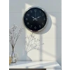 Dekoratif Ve Şık 40 Cm Krom Metal Duvar Saati