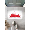 Dijital Baskı Beyaz London Kapı Paspası