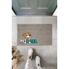 Dijital Baskı Gri Köpekli Pet Hotel Dekoratif Kapı Paspası K-2027